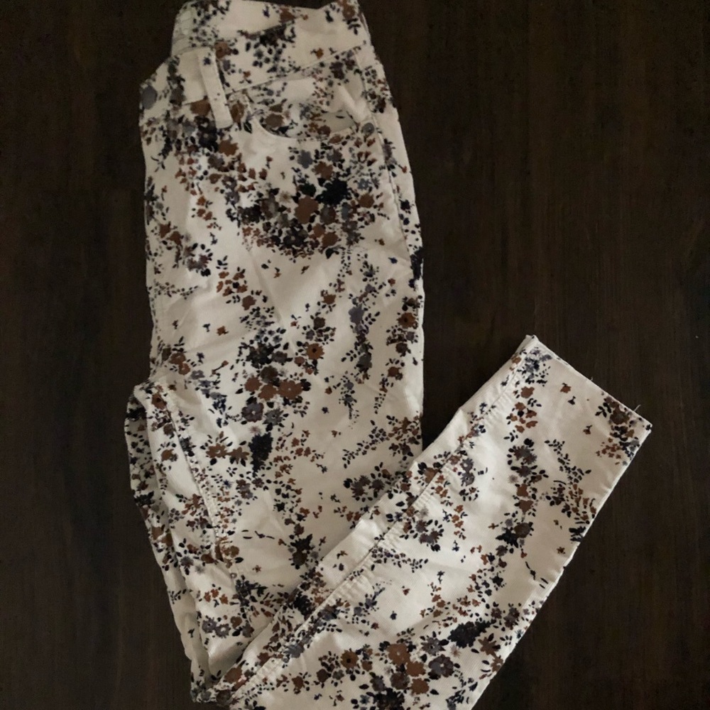 Free People Floral Cords